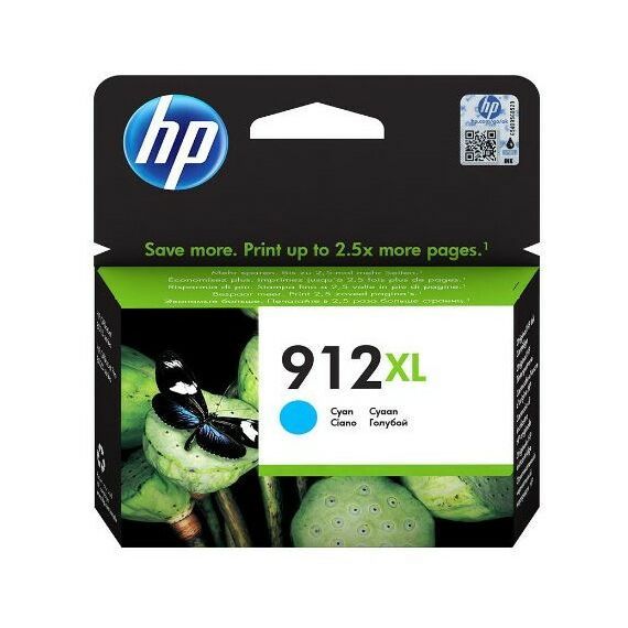 Для HP (оригинал): Картридж HP 912XL Cyan для HP OfficeJet 8010/8020 серии [3YL81AE] фотографии