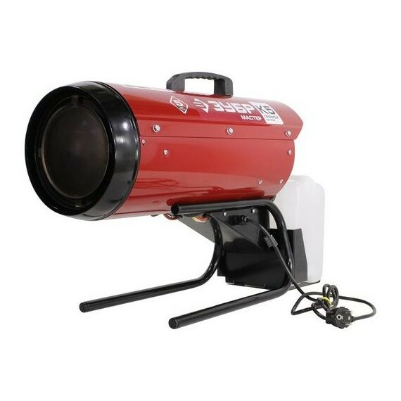 Тепловые пушки: Тепловая пушка дизельная Зубр ДП-К5-15000 14000W/12040 ккал/час,1.3 кг/ч, 300м3/час фотографии