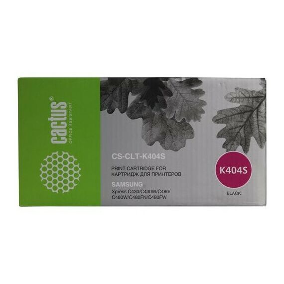 Для Samsung (совместимые): Картридж Cactus CS-CLT-K404S Black для Samsung SL-C430/C430W/C480/C480W/C480FW фотографии