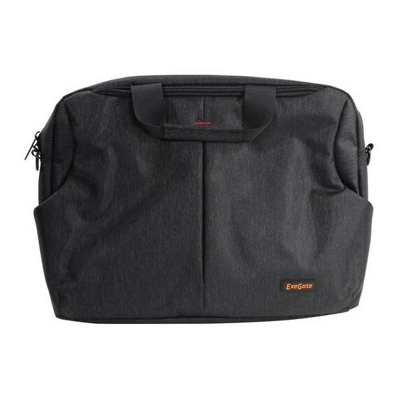 Сумки и чехлы для ноутбуков: Сумка Exegate BusinessPro полиэстер, чёрная, 15.6" [EX283433RUS] фотографии