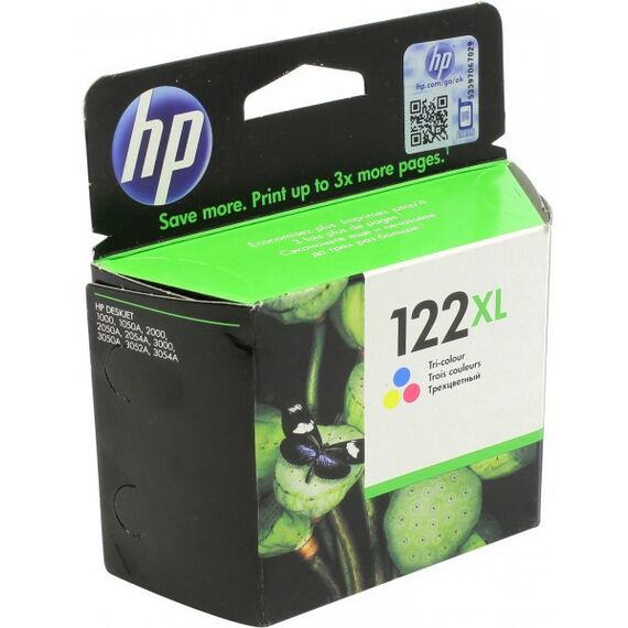 Для HP (оригинал): Картридж HP CH564HE №122XL, цветной, для hp DJ1000/1050A/2000/2050A/2054A/3000/3050A/3052A/3054A(повыш.ёмкости) фотографии