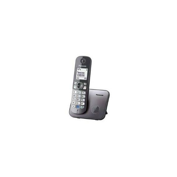 Радиотелефоны DECT: Радиотелефон Panasonic KX-TG6811RUM Silver-Gray трубка с  ЖК диспл., DECT фотографии