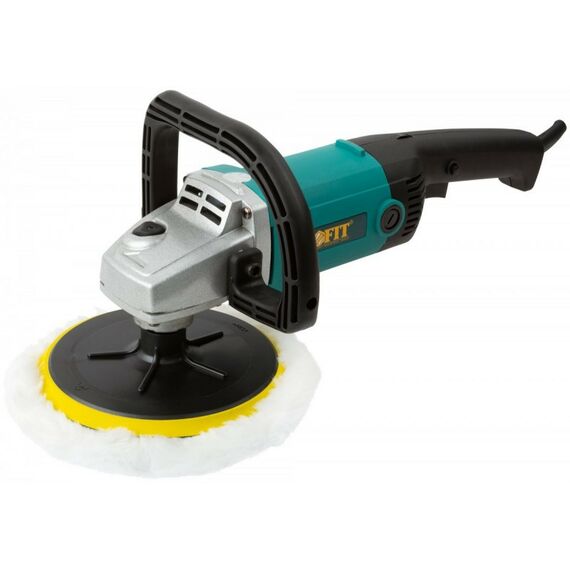Полировальные шлифмашинки: Шлифмашина полировальная FIT 80555 1200кВт, 600-3300 об/мин, 180 мм, коробка фотографии