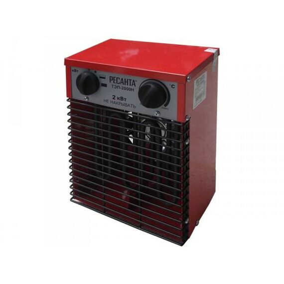 Тепловые пушки: Тепловая электрическая пушка РЕСАНТА ТЭП-2000Н компактная фотографии