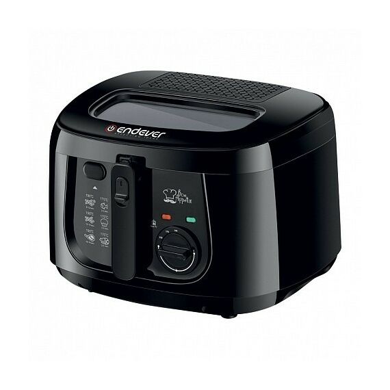 Фритюрницы, грили: Фритюрница Endever Skyline FR-110 объем масла 2.5 л, механическое управление, сделана из пластика фотографии