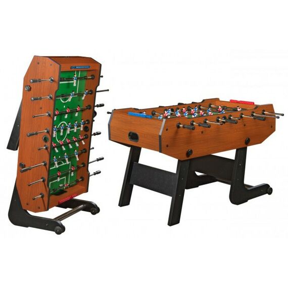 Настольный футбол: Настольный футбол Weekend Maccabi кикер, 140x75x89, орех, складной фотографии