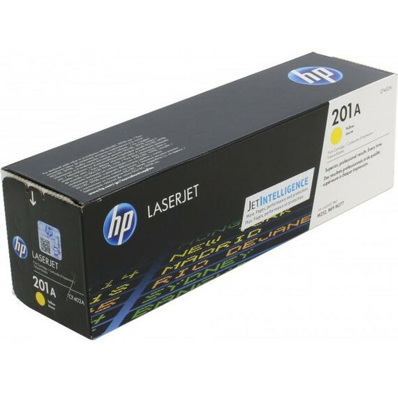 Для HP (оригинал): Картридж HP CF402A Yellow №201A для hp LaserJet Pro  M252, MFP M277 фотографии