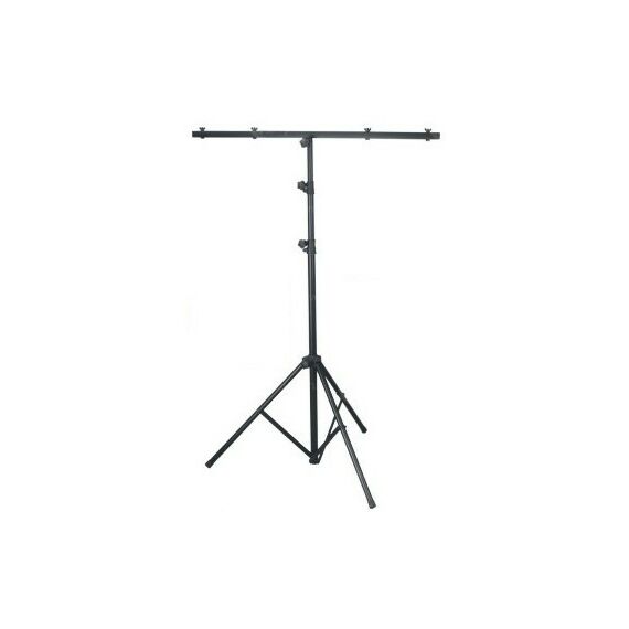 Световое оборудование: Т-образная стойка Torex LS-1 для светового оборудования, высота 120-270 см, диаметр трубы перекладины 25 мм, длина перекладины 92 см, расстояния между отверстиями 29 см, грузоподъемность 25 кг фотографии