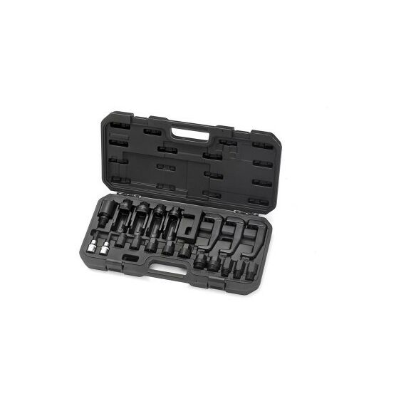 Демонтажный инструмент: Съёмник дизельных форсунок МАСТАК 103-51021C кейс, 21 предмет фотографии