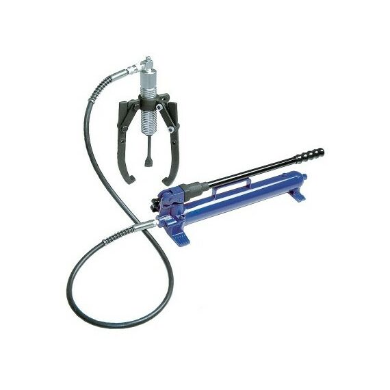 Демонтажный инструмент: Съёмник подшипников гидравлический МАСТАК 104-19308 8 т, до 350 мм, 3 предмета фотографии