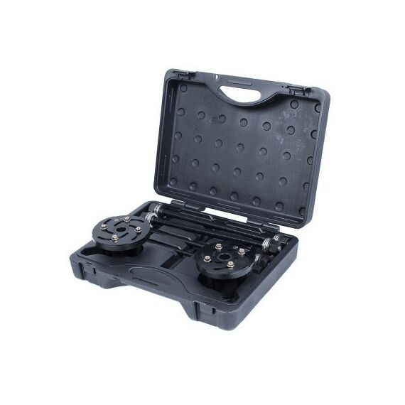 Демонтажный инструмент: Набор оправок для монтажа и демонтажа сайлентблоков МАСТАК 110-20006C 34-82 мм, кейс, 6 предметов фотографии