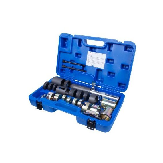 Демонтажный инструмент: Набор оправок для монтажа и демонтажа сайлентблоков BMW МАСТАК 110-23026C гидравлический, кейс, 26 предметов фотографии