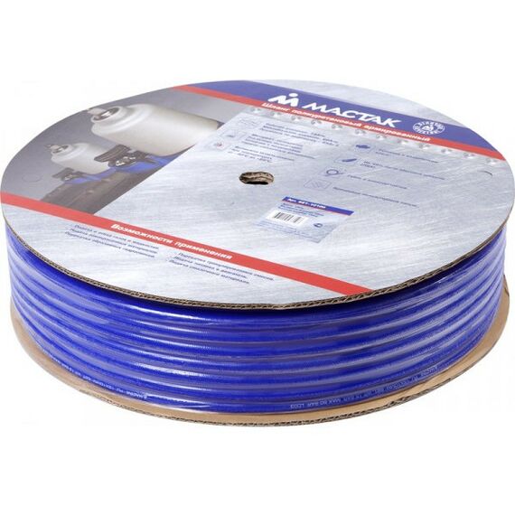 Принадлежности к компрессорам и электростанциям: Шланг пневматический высокого давления МАСТАК 681-08100 8х12 мм, бухта 100 м, полиуретановый фотографии