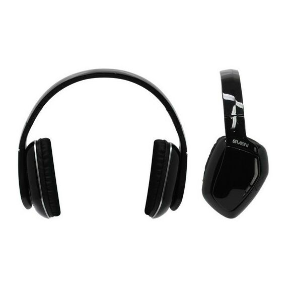 Наушники и гарнитуры: Наушники с микрофоном SVEN AP-B550MV Black Bluetooth 4.1, беспроводные +  шнур 1.2м, Li-Ion фотографии