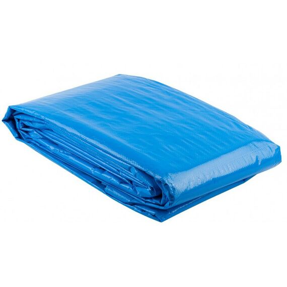 Шатры, тенты, уличные зонты: Тент-полотно Зубр ЭКСПЕРТ 12552-08-12 универсальное, трехслойное, из тканого полимера высокой плотности 120 г/м3, с люверсами, водонепроницаемое, 8х12м фотографии