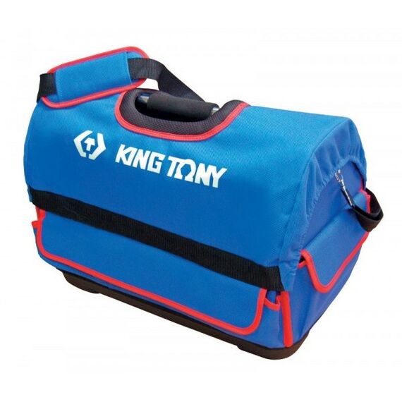 Ящики для инструмента: Сумка для инструментов King Tony 87711C 550х285х370 мм, 39 карманов, водонепроницаемый нейлон фотографии
