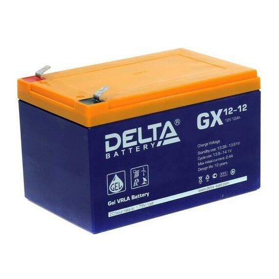 Аккумуляторы для ИБП и охранных систем: Аккумулятор для UPS Delta GX 12-12 12V,12Ah фотографии
