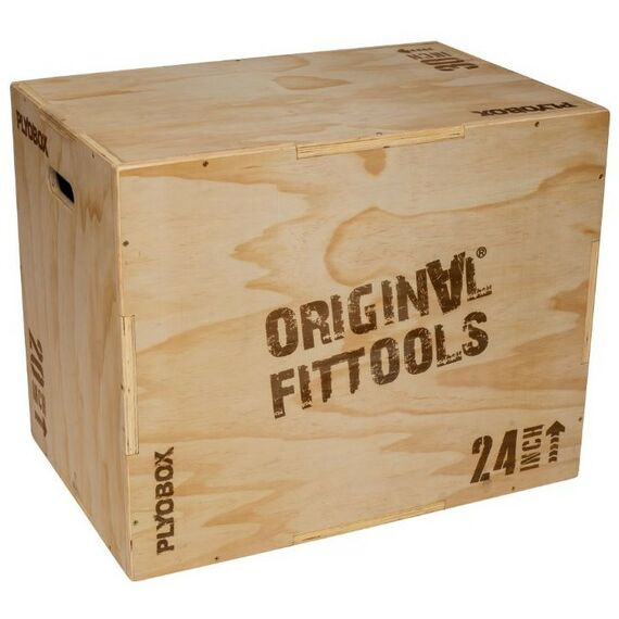 Фитнес оборудование: Платформа для запрыгивания Original FitTools FT-PLYO1 Высота изделия 500 - 600 - 700 мм, плиометрическая фотографии