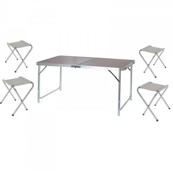 Кемпинговая мебель: Набор мебели туристический, складной ONLITOP 5 предметов: стол, 4 стула фотографии