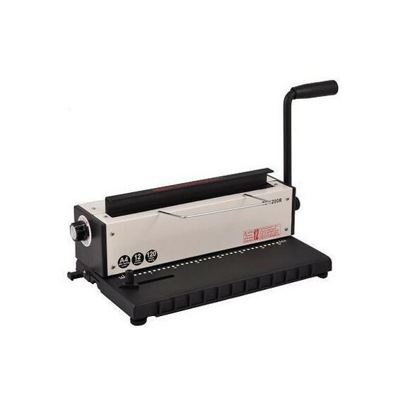 Переплетчики: Брошюровщик Rayson TD-1200 A4 на металлическую пружину, ручная горизонтальная перфорация 12 л., переплет 120 л., диаметр пружины: до 14.3 (9/16"), шаг 3:1, пробиваемые отверстия: квадрат 4х4мм 34шт., фиксатор для выравнивания страниц документа, 3 режима фотографии