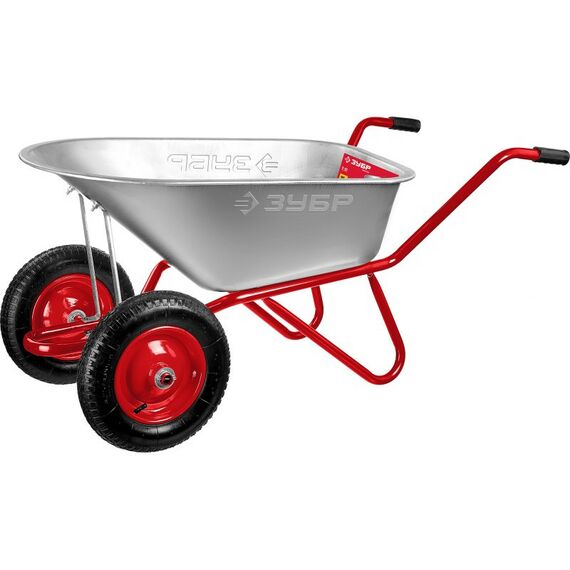 Тачки строительные: Тачка садово-строительная двухколесная Зубр Т-21 180 кг [39952] фотографии