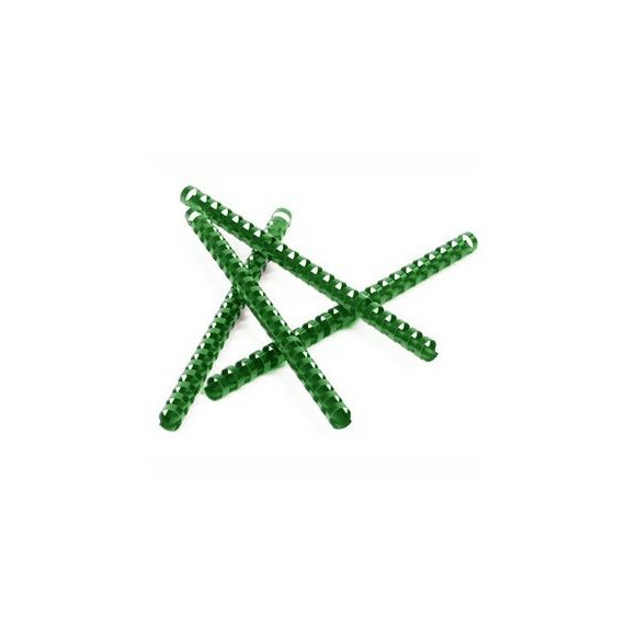 Пружины для переплета: Пластиковые пружины  10 мм зеленые 100 шт. фотографии