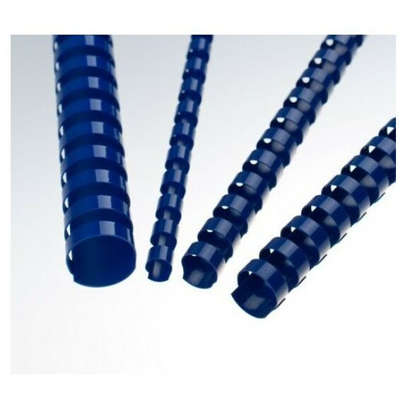Пружины для переплета: Пластиковые пружины  16 мм синие 100 шт. фотографии