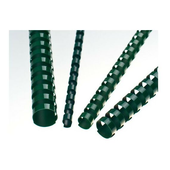 Пружины для переплета: Пластиковые пружины  25 мм зеленые 50 шт. фотографии