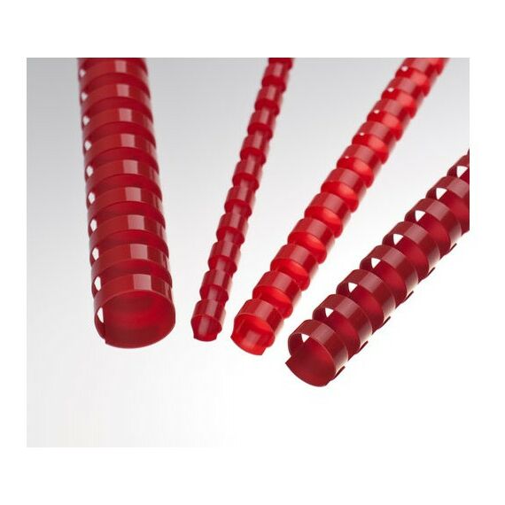 Пружины для переплета: Пластиковые пружины  6 мм красные 100 шт. фотографии