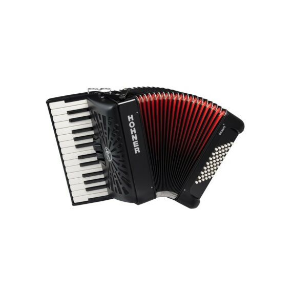 Аккордеоны, Баяны и Гармони: Аккордеон Hohner Bravo II 48 black фотографии