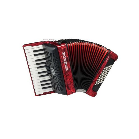 Аккордеоны, Баяны и Гармони: Аккордеон Hohner Bravo II 48 red фотографии