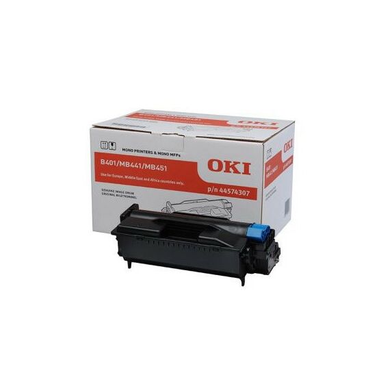 Для OKI: Фотобарабан OKI 44574307 для B401/MB441/MB451, 25000 страниц, черный фотографии