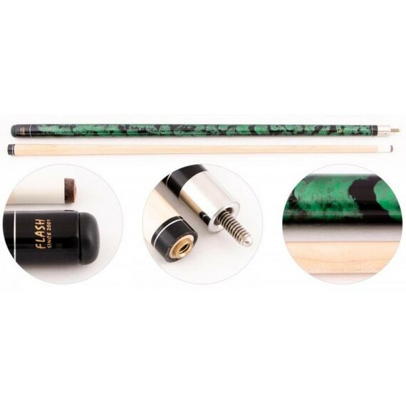 Кии для бильярда: Кий для пула 2-pc  Flash Classic зеленый фотографии