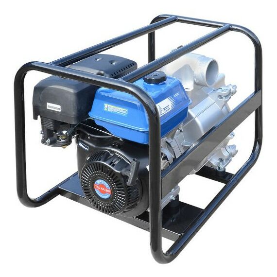 Мотопомпы: Мотопомпа TCC PGST100 для сильнозагрязненной воды с частицами фотографии