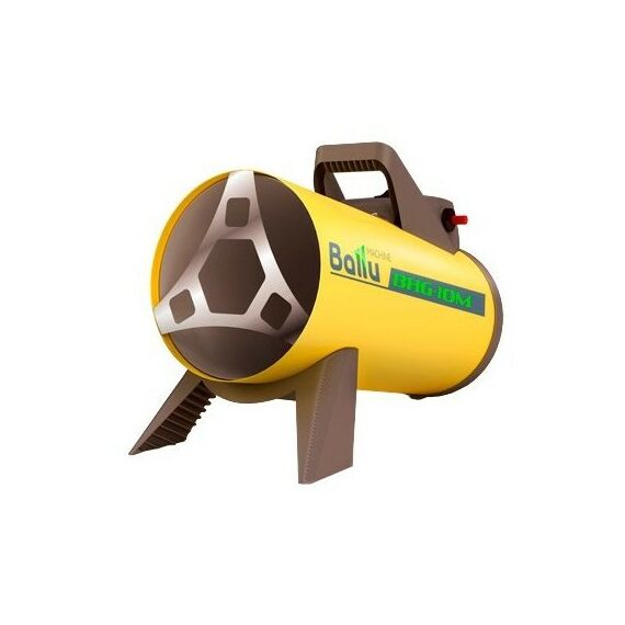 Тепловые пушки: Пушка тепловая газовая Ballu BHG-10M 10кВт, поток 270м3\ч, расход топлива 0.8кг\ч, 5.3кг, пропан\бутан, до 300м3 фотографии