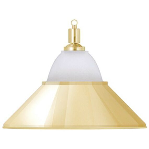 Лампы, светильники бильярдные: Лампа на один плафон  Jazz золотистая штанга, золотистый плафон D38см фотографии