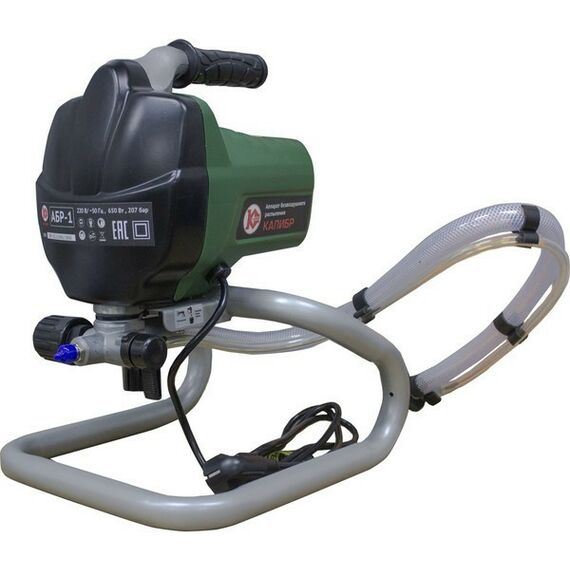 Распылители, краскопульты: Аппарат окрасочный Калибр АБР-1 650Вт, 1.1л/мин, 207бар, 14кг [69617] фотографии