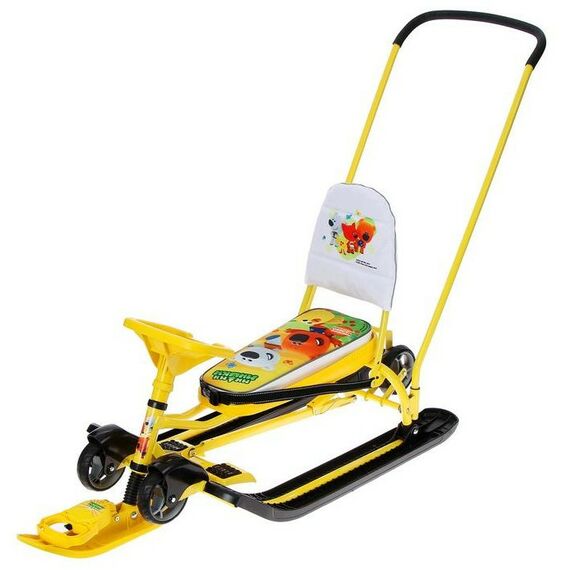 Снегокаты: Снегокат  Тимка спорт 6 «Ми-ми-мишки» цвет жёлтый фотографии