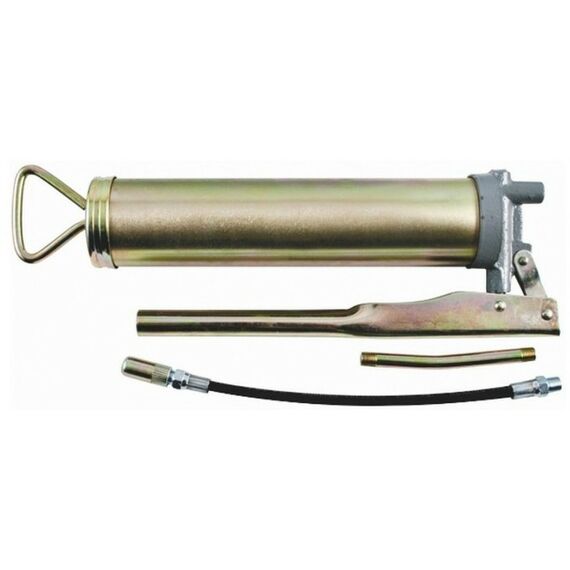 Смазочный инвентарь: Шприц автомобильный металлический ПРОФИ плунжерный 400 гр фотографии