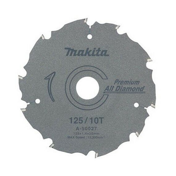 Пильные и алмазные диски: Диск пильный для цементоволокнистых плит Makita B-49242 125х20х18 фотографии