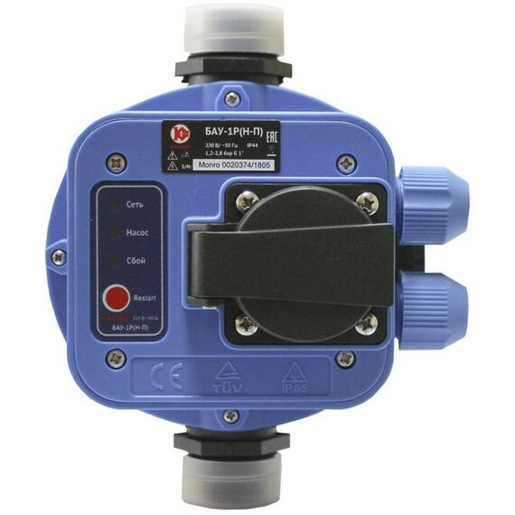 Насосы и насосные станции: Устройство автоматизации для насоса Калибр БАУ-1Р 10 бар, 1", манометр, защита от сухого хода [67890] фотографии