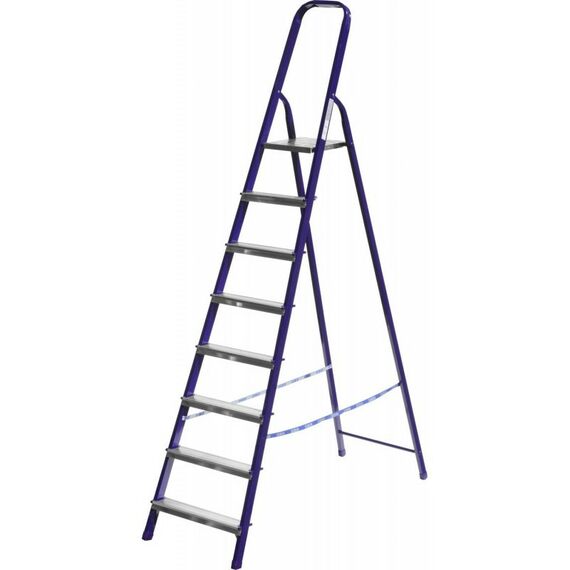 Стремянки и лестницы: Стальная стремянка СИБИН 38803-08 8 ступеней, 166см фотографии