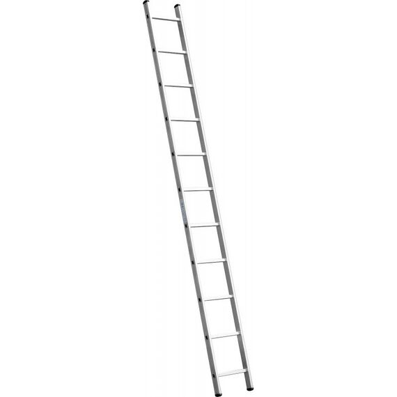 Стремянки и лестницы: Приставная лестница СИБИН 38834-11 односекционная, алюминиевая, 11 ступеней, высота 307 см фотографии