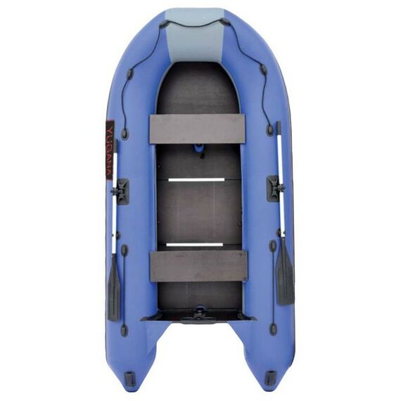 Лодки: Лодка YUGANA 3200 СК слань+киль, цвет серый/синий фотографии