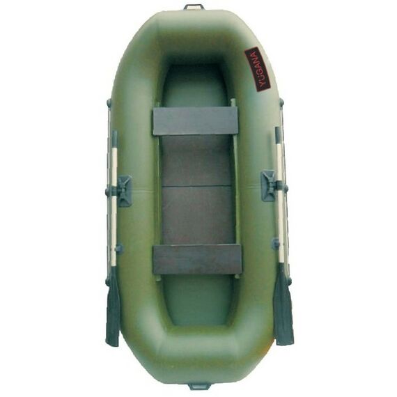 Лодки: Лодка YUGANA В-270 PC реечная слань, цвет олива фотографии