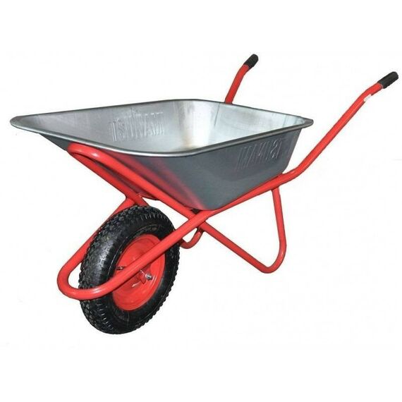 Тачки строительные: Тачка строительная Tsunami WB191S с пневмат. колесом, max 190кг фотографии