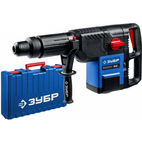 Перфораторы: Перфоратор Зубр Профессионал ЗПМ-52-1500 ЭК 1500 Вт, 52 мм, SDS Max фотографии