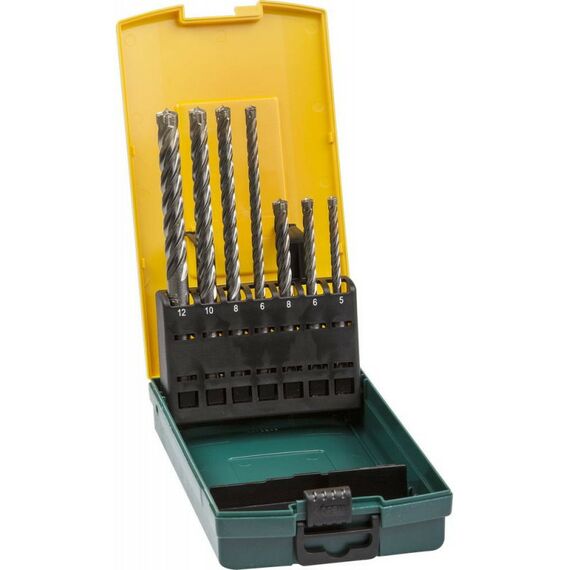 Буры, пики, коронки, сверла: Набор буров KRAFTOOL 29310-H7 SDS-plus 7 шт: 5 х 110, 6 х 110, 8 х 110, 6 х 160, 8 х 160, 10 х 160, 12 х 160 мм, INDUSTRIE QUALITAT фотографии