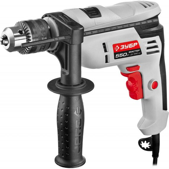 Дрели и шуруповерты: Ударная дрель Зубр ДУ-550 ЭР 550 Вт фотографии