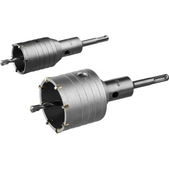 Наборы оснастки: Набор коронок по бетону с оснасткой Зубр Профессионал 29185-H2-1 d = 50, 68 мм, кейс фотографии